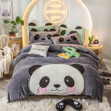 Juego de ropa de cama con apliques de Koala, edredón, Sábana, funda de almohada, tamaño King y Queen, 2020 2024 - compra barato