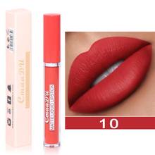 Cmaadu New 10 Color Matte Lip Glaze Lasting Waterproof Non-stick Cup Lipstick Sexy Red Lip Velvet Lip Gloss Women Cosmetic TSLM1 2024 - buy cheap