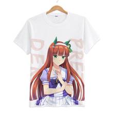 High-Q Unisex Anime Cos  Pretty Derby T-Shirt PrettyDerby Special Week Silence Suzuka Cotton Casual T-Shirt Tee T Shirt 2024 - buy cheap
