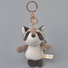 1 pçs kawaii koalas pequeno guaxinim brinquedos de pelúcia macio animal de pelúcia dos desenhos animados chaveiro saco pingente meninas brinquedos crianças 2024 - compre barato
