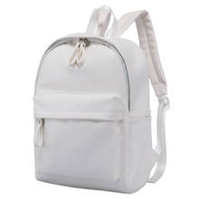 Women Backpack Large capacity School bags Student Rucksack Teenage Girl PU Leather travel Backpacks bag Daypack white 2024 - buy cheap