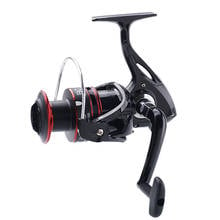 Carrete de pesca giratorio BA 500-7000, sin hueco, de Metal, 8KG, Lucio negro y rojo, herramientas de pesca de alta velocidad X163G 2024 - compra barato