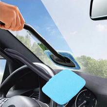 2018 New 1pc Microfiber Auto Window Cleaner Long Handle Car Washable Car Brush Window Windshield Wiper Cleaner Car Cleaning Tool 2024 - купить недорого