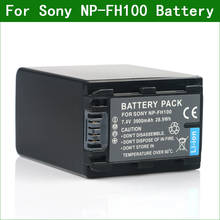 LANFULANG NP-FH100 NP FH100 NPFH100 Li-Ion batería para Sony/cámara/videocámaras NP-FH30 NP-FH40 NP-FH50 NP-FH60 NP-FH70 2024 - compra barato