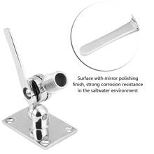 Accessories 92mm Aerials Stainless Steel Bracket Rustproof Mount Adjustable Marine Boat Antenna Base Dual Axis Ratchet Yacht 2024 - buy cheap