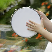 Pandereta de percusión para niños, tambor de mano de madera duradero de 10 pulgadas, pandereta, campana, instrumento Musical, juguetes educativos 2024 - compra barato