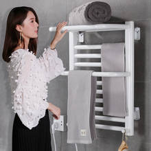 Secador de toallas eléctrico inteligente, calentador de toallas con calefacción, accesorios para baño, toallero montado en la pared 2024 - compra barato