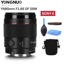 Yongnuo-lente de cámara YN85mm F1.8S DF DSM Len AF MF modo de enfoque de gran apertura para cámara Sony E mount A9 A7RII A7II A6600 A6500 2024 - compra barato