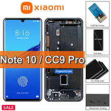 Оригинальный дисплей 6,47 ''для XiaoMi Mi Note 10 Note 10 Pro LCD CC9 Pro, ЖК-дисплей, сенсорный экран, дигитайзер в сборе с рамкой, ЖК-дисплей 2024 - купить недорого