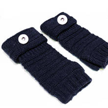 multicolor Christmas 18mm snap button jewelry knitted gloves  mittens  OEM, ODM TX9103 2024 - buy cheap