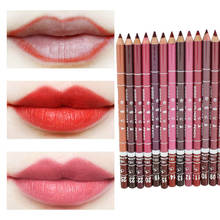 28 Color Cosmetics Professional Wood Lip Liner Waterproof Ladies Charming Lip Liner Pencil Contour Makeup Lipstick Tool 2024 - buy cheap