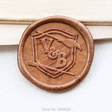 Custom wedding initials magical Wax Seal Stamp,Magic wand stamp,wedding invitation seal,wedding gift,personalised wood wax stamp 2024 - buy cheap