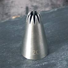 #2C Medium Size Stainless Steel Piping Icing Nozzle for Cream & Pastry Tools Cake Cream Decoration for Cakes Fondant Bakeware 2024 - buy cheap