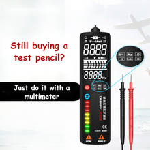 BSIDE Mini Digital Multimeter LCD Voltmeter Detector Tester Professional  DC AC Voltage Ohm Continuity Hz NCV non-contact 2024 - купить недорого
