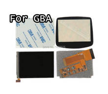 Kits de substituição de tela lcd para nintendo gba, tela de luz de fundo lcd com 10 níveis de brilho, tela ips lcd para console gba 2024 - compre barato