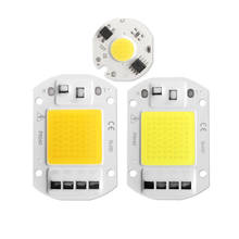 Chip de led cob, preço de atacado, 3w 5w 7w 10w 12w 20w 30w 50w, sem necessidade de driver ac * 220v, lâmpada holofote diy 2024 - compre barato