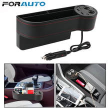 Car Accessories Seat Crevice Gaps Storage Box Car Organizer USB Charger Cigarette Lighter Car Seat Side Slit Pocket 2024 - buy cheap