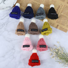1:6 1:12 Mini Small Knitting Hat For Dolls Hat Phone Case Decoration Kids Fun DIY Headwear Apparel Child Toy Accessories 2024 - buy cheap