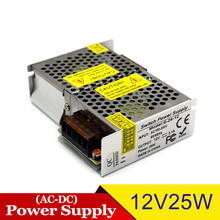 Fonte de alimentação única dc12v 25w transformadores de condução de led para dc 12v smps adaptador para tira de luz de lâmpada av tv cctv 2024 - compre barato