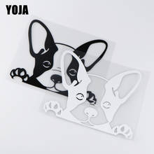 YOJA 17.9X14.9CM Cute Animal Dog Vinyl Funny Pattern Car Sticker Decal ZT2-0103 2024 - buy cheap