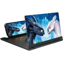 Lupa plegable giratoria 3D para pantalla de teléfono móvil protección ocular antirreflectante lupa de vídeo de película móvil 3D soporte inteligente 2024 - compra barato