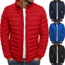 ZOGAA Mens Parka Jacket Winter Coat Men Cotton Puffer Jacket Solid Plus Size Overcoat Zipper Streetwear Casual Jacket Men 2024 - buy cheap