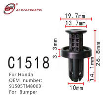 Bumper Fastener For Honda Acura Accord CR-V Civic CR-Z 91505TM8003 Auto Positioner Car Interior Clips 2024 - buy cheap