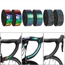 Road Bike Bicycle Handlebar Tape Reflective Non-Slip Cycling Handle Bar Tape Belt Wrap Cycling Handlebar Tapes Fixing Straps 2024 - buy cheap