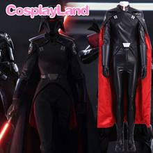 StarWars Jedi Fallen The Second Sister Cosplay Costume Carnival Halloween Adult Women Officer Outfit The last Jedi Suit Cloak 2024 - buy cheap