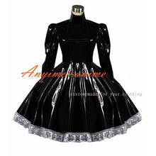 Sissy Maid Gothic Lolita Punk Black Pvc Dress Cosplay Costume Tailor-made[G399] 2024 - buy cheap