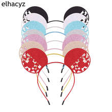 Diadema con orejas de ratón huecas para niña y mujer, accesorios para el cabello, 10 unidades por lote 2024 - compra barato