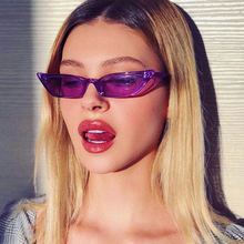 Солнцезащитные очки женские Cateye, винтажные, в стиле ретро, маленькие, солнцезащитные очки «кошачий глаз» 2024 - купить недорого