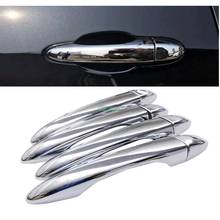 Car styling  For Jeep Compass 2017 2018 Outer Side Door Handles Cover Trim Chrome ABS 8pcs 2024 - buy cheap