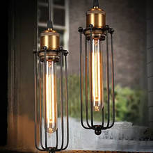 Lámparas colgantes LED de hierro Edison para cocina, luces Retro simples, modernas e industriales, para restaurante, Bar, pasillo y café 2024 - compra barato