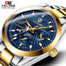 TEVISE Men's Tourbillon Waterproof Watches Automatic Mechanical Watches Men Skeleton Watch Male Wristwatch Relogio Masculino 2024 - buy cheap