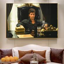 Modern Portrait Art Canvas Art Painting Poster and Prints Wall Art Tony Montana Picture for Living Room Home Decoration 2024 - buy cheap