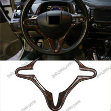 For Honda Civic FD2 2006 2007 2008 2009 2010 2011 Wood grain Steering Wheel Cover Glossy Inner Trim 2024 - buy cheap