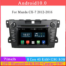7" octa core android10 car radio multimedia player for mazda cx-7 2008-2014 gps navigaiton car audio stereo headunit WiFi OBD 2024 - buy cheap