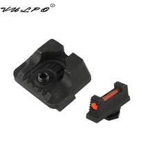 VULPO High Quality Tactical Fiber Optic Front Sight / Rear Combat Glock Sight For Glock 2024 - buy cheap