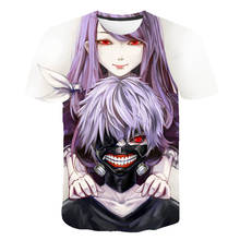 2020 Summer Hot Tokyo Ghoul T shirt Men Anime Street Clothes T-shirts 3d Hip Hop Funny Tshirt Printed Casual T shirts Mens Tops 2024 - buy cheap