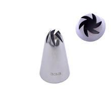 333# Larger Stainless Steel Cream Cupcake Pastry Nozzles Cake Decorating Icing Piping Tips Baking Tools 2024 - buy cheap