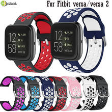Watch Strap Bands For Fitbit Versa 2 Wrist Band Sport Silicone Breathable Watchband for Fitbit Versa / Versa lite bracelet belt 2024 - buy cheap
