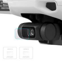 2 комплекта Защитная пленка для объектива камеры HD Закаленное стекло Защитная пленка для объектива для DJI Mavic Mini/MINI 2 Аксессуары для дрона 2024 - купить недорого