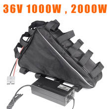 Batería triangular de iones de litio para bicicleta eléctrica, 36V, 20Ah, 30Ah, 36 voltios, 1000W, 500W 2024 - compra barato
