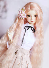 1/3 BJD doll wigs High temperature wire daily soft wave long hair suitable for 1/3 BJD SD DD UNCLE doll accessories 2024 - buy cheap