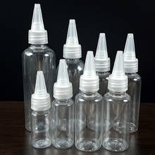 Gotero vacío de plástico PET para líquidos, botella de punta de silicona larga para líquido desinfectante, pigmento de tinta, 10ml/20ml/30ml/50ml/100ml, 30 Uds. 2024 - compra barato