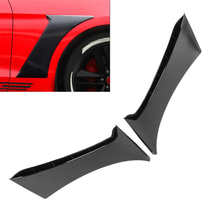 2pcs Front Fender Panel Scoops Cover Accessory Decoration Fit for Ford Mustang 2015 2016 2017 2018 2019 2020 2024 - buy cheap