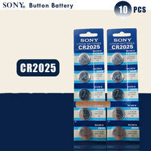 10PCS SONY Original cr2025 Button Cell Batteries cr2025 3V Lithium Coin Battery For Watch Calculator Weight Scale 2024 - buy cheap