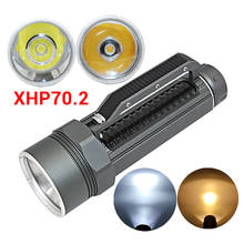 Portable XHP70.2 LED Diving Flashlight Torch 32650 Tactical Underwater 100M Waterproof High Quality Scuba XHP70 Dive Lamp Light 2024 - buy cheap