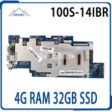 5B20L63294 For 100S-14IBR Lenovo IdeaPad 100S-14IBR 1501B_01_01 Laptop motherboard N3050/N3060 CPU 4G RAM  32GB  SSD 2024 - buy cheap